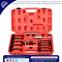 16pcs Blind Hole Pilot Internal Extractor/Remover Bearing Puller Set W/ Red Case