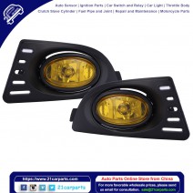 Yellow Bumper Driving Fog Lights Lamps for 2005-2007 Acura RSX with Switch Left & Right