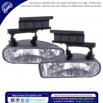 Clear Bumper Fog Lights Driving Lamps for 00-06 Chevy Suburban Tahoe